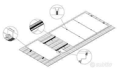 KIT sistema di montaggio per Fotovoltaico V-TAC