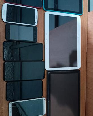 Lotto cellulari smartphone e tablet 