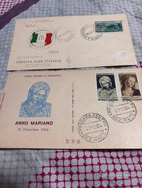 Buste primo giorno di emissione, anno 1954