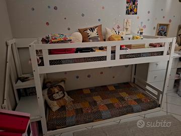 Letto a castello Montessori + 2 materassi