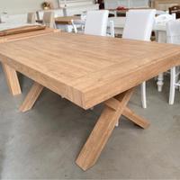 NUOVO TAVOLO 180x100 2 ALL. 50 ROVERE CONSUMATO