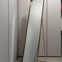 WESTON - Specchio inclinabile in metallo dorato