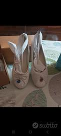 scarpe bata ballerina  con strass