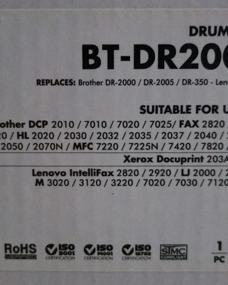 Drum tamburo compat. DR2000 Brother Xerox Lenovo