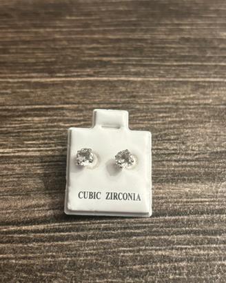 Orecchini Zirconia Diamante
