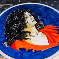 Piatto guttuso renato  originale