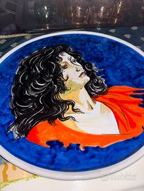 Piatto guttuso renato  originale