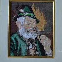 Quadro punto croce alpino