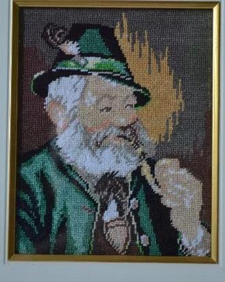 Quadro punto croce alpino