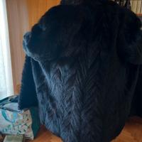 Pelliccia visone scuro