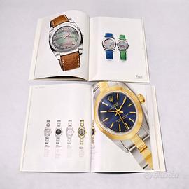Lotto 2 Cataloghi Rolex Oyster Perpetual & Cellini