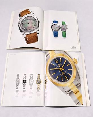 Lotto 2 Cataloghi Rolex Oyster Perpetual & Cellini