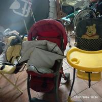 trio passeggino, ovetto e seggiolone per le pappe