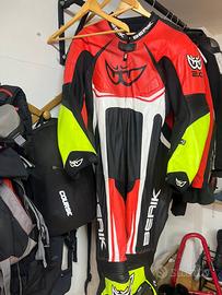 tuta pelle moto da pista berik