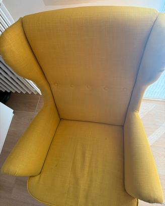 Poltrona Ikea gialla