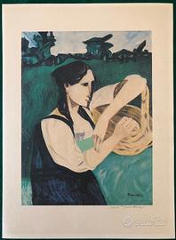 Litografia remo brindisi con firma autografa