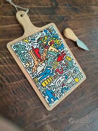 Keith Haring tagliere formaggi