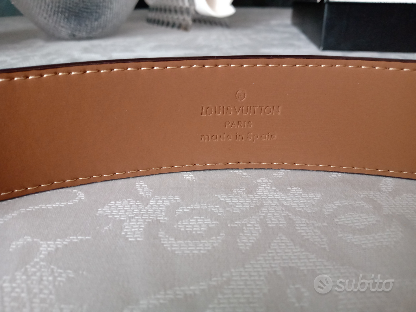 Cintura Louis Vuitton bianca - Abbigliamento e Accessori In vendita a Milano