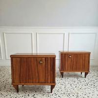 Coppia di Comodini Vintage Anni 50/60 Modernariato