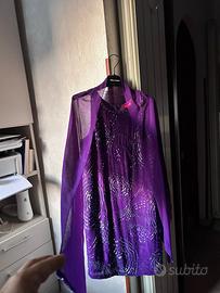 Abito Cerimonia Vintage Derby con Stola Tg M