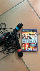 Sony ps2 sing it e due microfoni