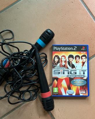 Sony ps2 sing it e due microfoni