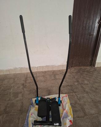 homcom stepper fitness con maniglia, con monitor 