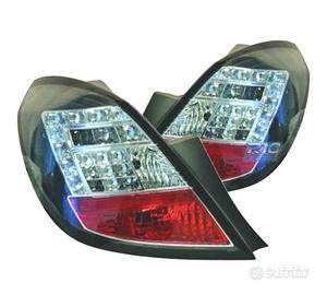 FANALI OPEL CORSA D 06-12 LED SFONDO NERO