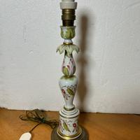 Lampada In Ceramica Capo di Monte Vintage