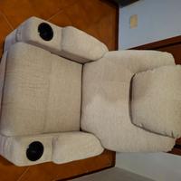 Poltrona elettrica regolabile massaggiante