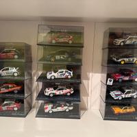 Modellini auto rally.