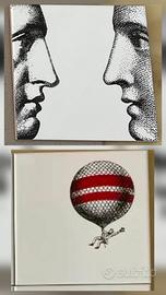 Piero Fornasetti 2 piastrelle nuove Mongolfiera