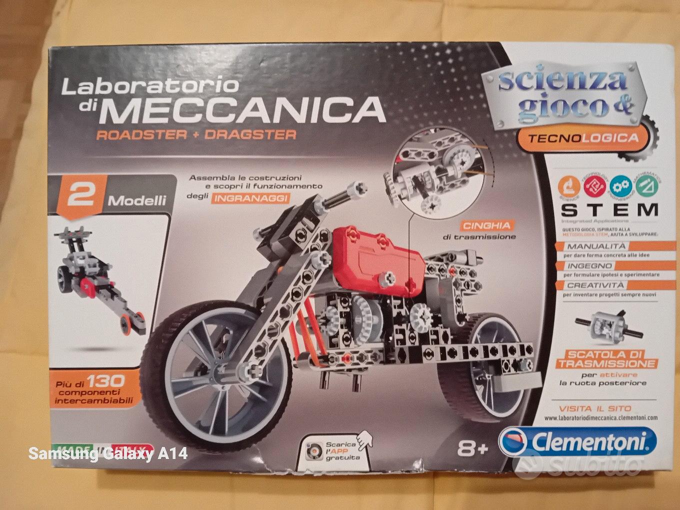 CLEMENTONI SCIENZA E GIOCO LABORATORIO DI MECCANICA ROADSTER+DRAGSTER