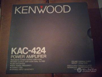 Amplificatore Auto Kenwood KAK-424