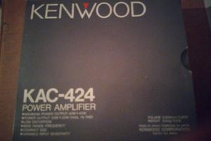 Amplificatore Auto Kenwood KAK-424