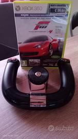 Gioco Xbox 360 più volante wireless 