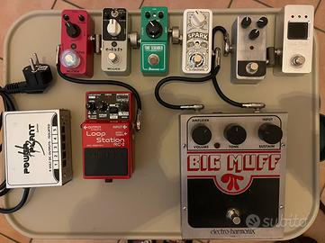 Pedalboard completa/Pedali Boss EHX Mooer Ibanez