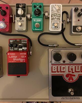 Pedalboard completa/Pedali Boss EHX Mooer Ibanez