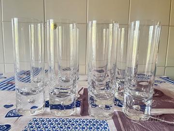 Set di 8 bicchieri in cristallo vintage – MC Krist