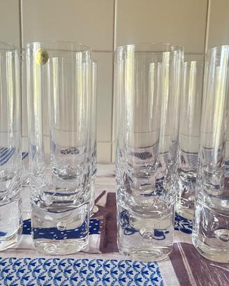 Set di 8 bicchieri in cristallo vintage – MC Krist
