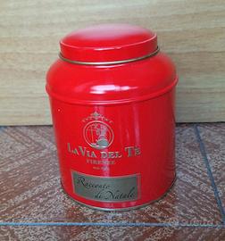 Scatola latta da tè 