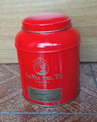 Scatola latta da tè 