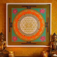 Tela SRI YANTRA - il codice  dell’abbondanza