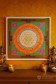 Tela SRI YANTRA - il codice  dell’abbondanza