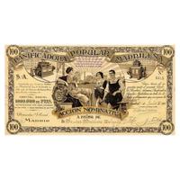 1916 madrid *PANIFICADORA popular azione d'epoca
