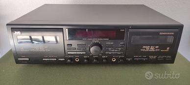 JVC TD-W708 Doppia Piastra Registrazione Cassette