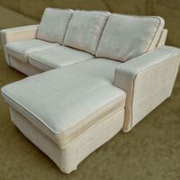 Divano angolare "Maxiline" penisola contenitore