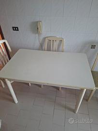 Tavolo da cucina allungabile + 6 sedie abbinate