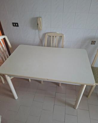 Tavolo da cucina allungabile + 6 sedie abbinate
