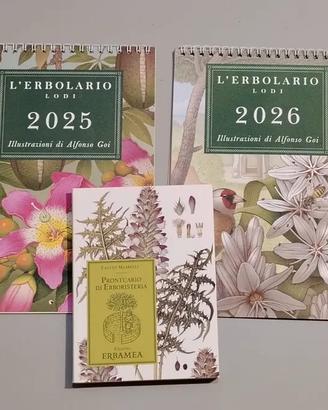 Calendari L'erbolario 2025 2026 e Libro Prontuario
